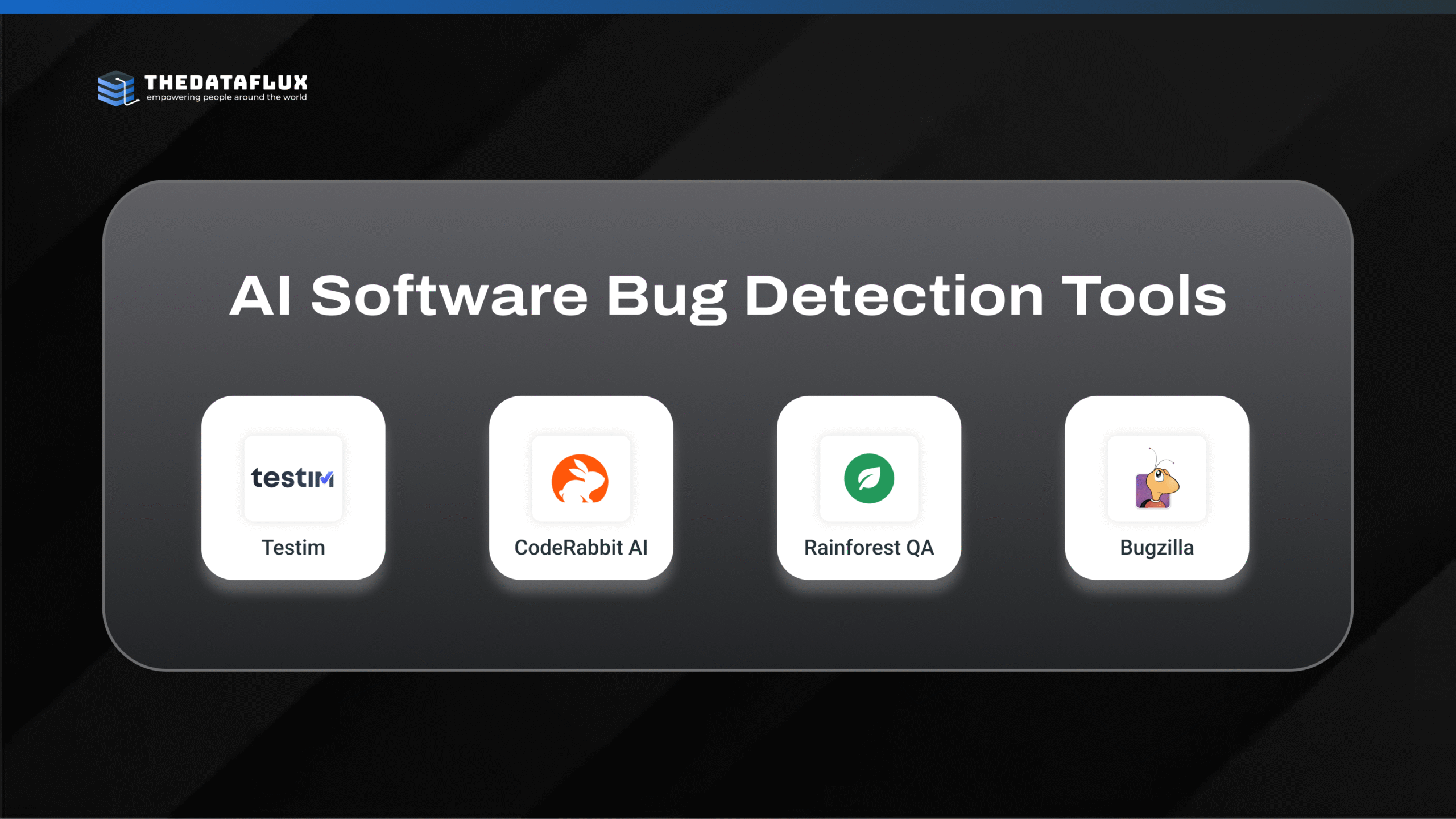 Top AI software bug detection tools: Testim, CodeRabbit, Rainforest QA, Bugzilla